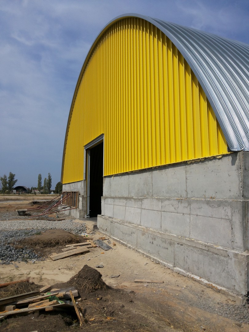 Бескаркасные ангары в Ростове