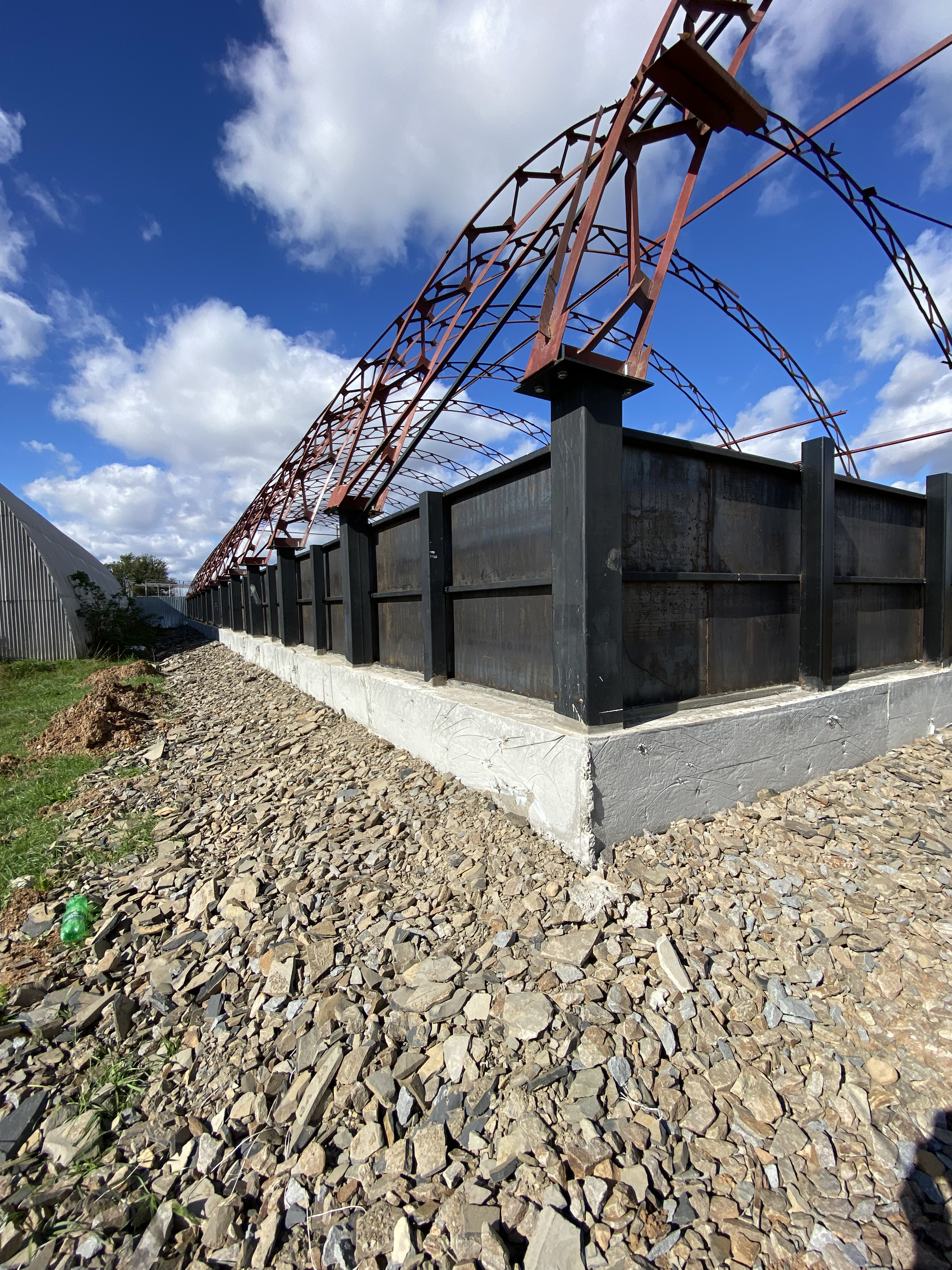 Каркасные ангары арочного типа в Ростове